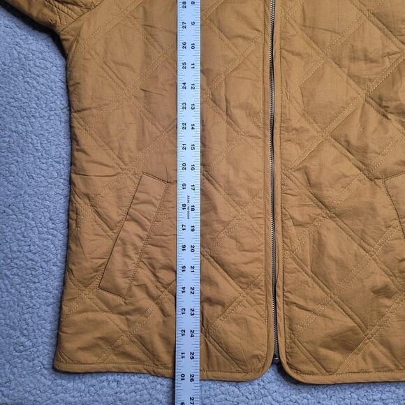 Amazon Essentials Jacket Womens Medium Brown Quilted Zip Lightweight Casual NEW - Picture 7 of 10